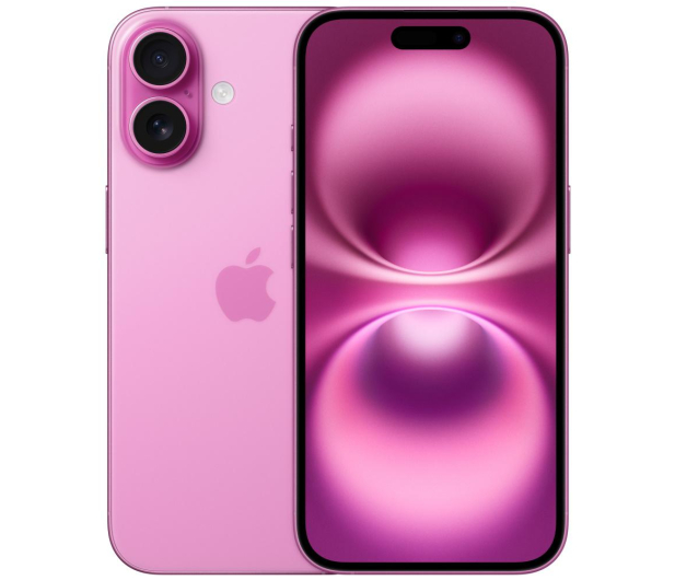 Apple iPhone 16 256GB Różowy - 1277935 - zdjęcie